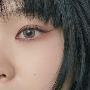【散光】Lenbling Eye Only 1 Month Flumpops Milk Brown 每月抛棄散光彩妝隱形眼鏡